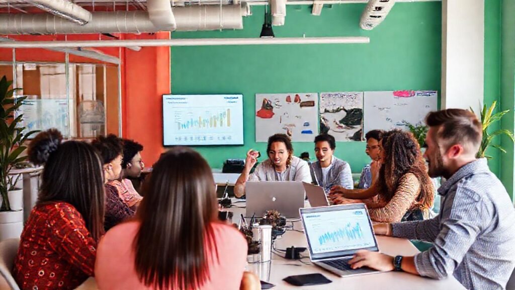 Una startup vibrante y optimista prospera