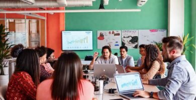 Una startup vibrante y optimista prospera