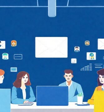 Equipo digital estratégico en diseño vibrante