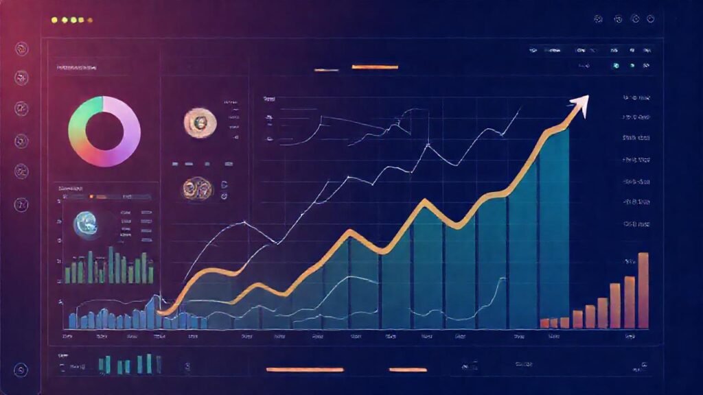 Gráficos digitales impulsan el éxito financiero