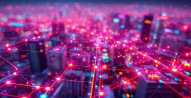 Red digital futurista