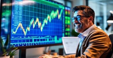 El inversor sonríe ante el mercado digital