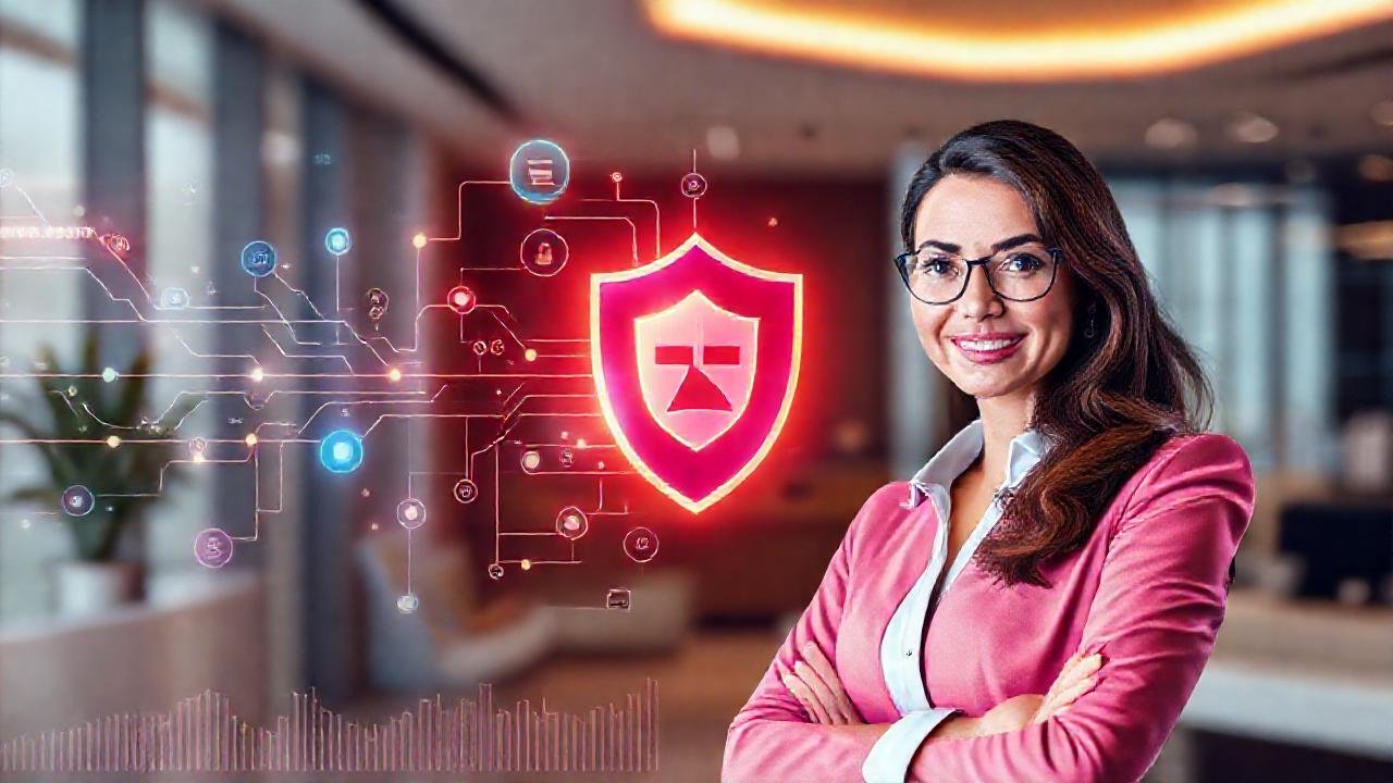 Datos seguros, confianza y profesionalismo brillan