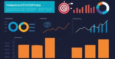 Gráficos digitales atractivos muestran resultados clave