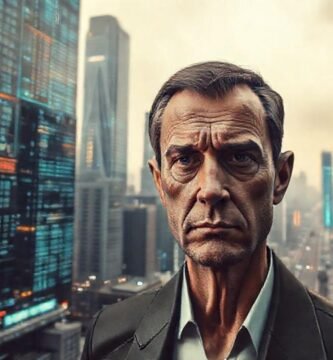 Ciudad futurista digital